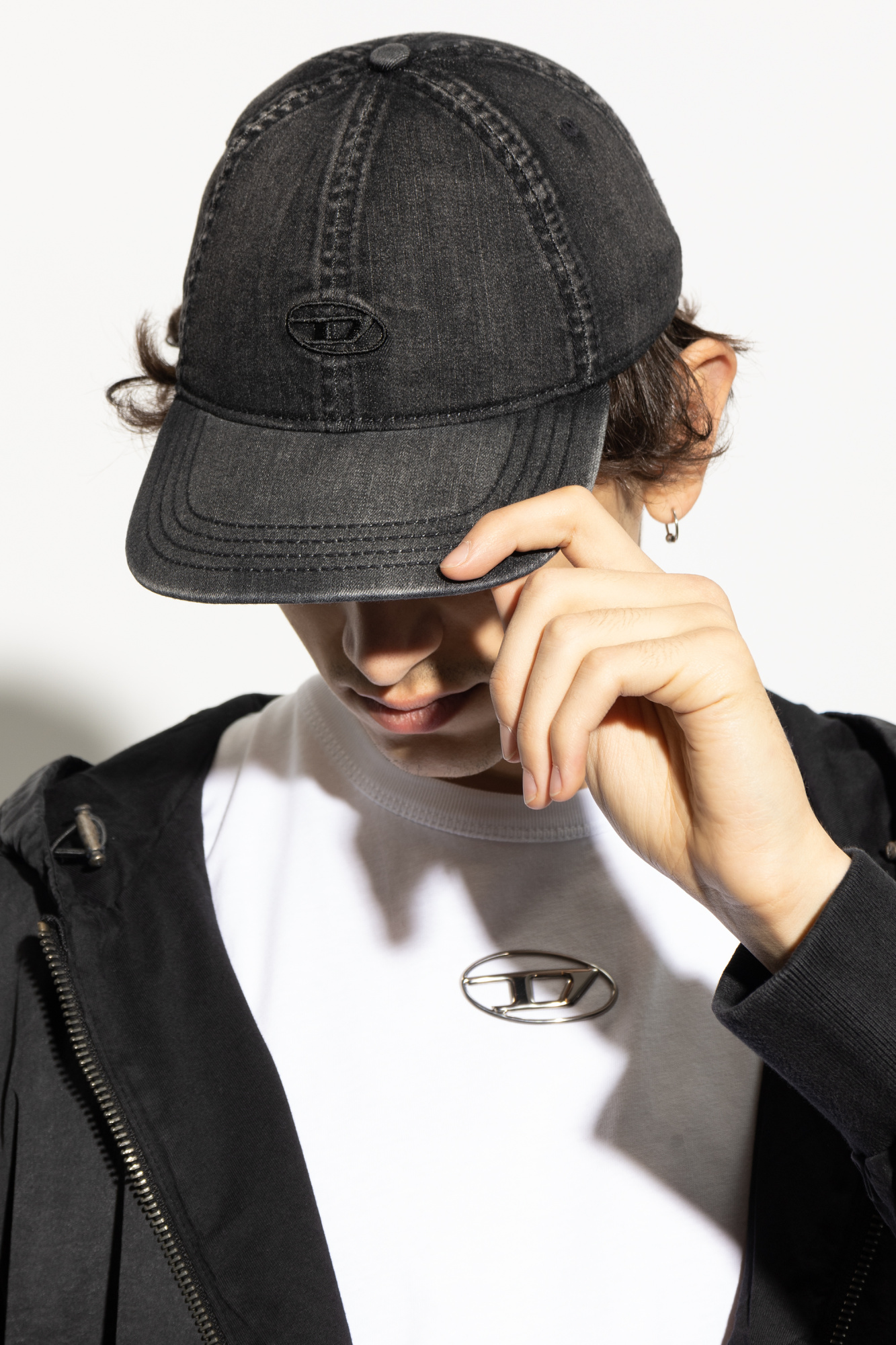 Black Cap 'C-GABLE-BLACK' Diesel - Vitkac Italy